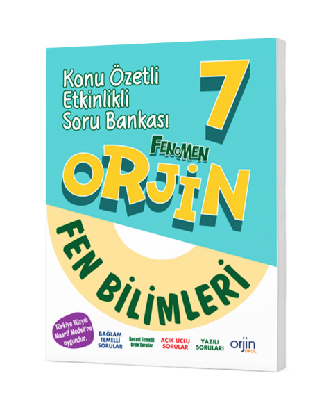 Orjin 7.Sınıf Fen Bilimleri Konu Özetli Soru Bankası