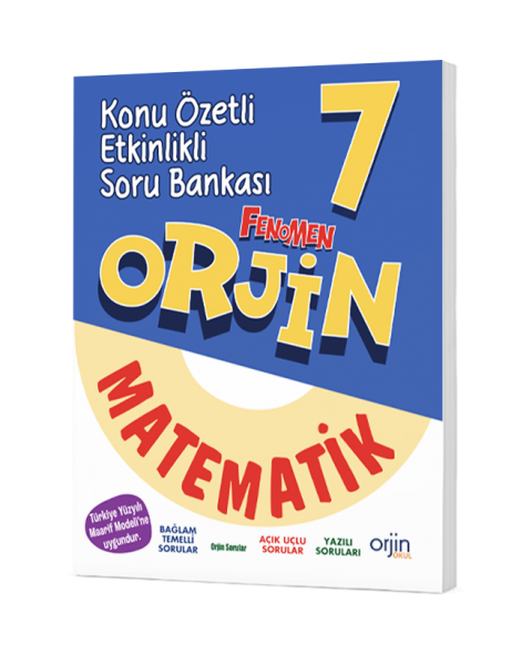 Orjin 7.Sınıf Matematik  Konu Özetli Soru Bankası