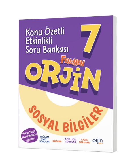 Orjin 7.Sınıf Sosyal Bilgiler Konu Özetli Soru Bankası