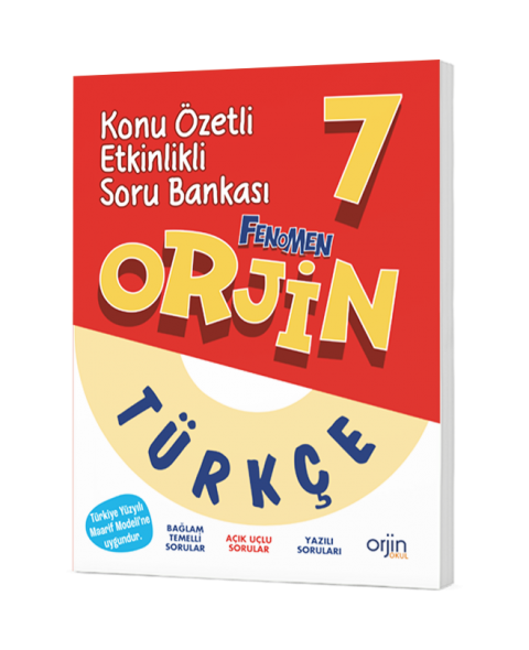 Orjin 7.Sınıf Türkçe Konu Özetli Soru Bankası