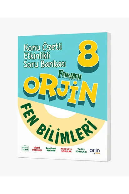 Orjin 8. Sınıf Fen Bilimleri Konu Özetli Soru Bankası