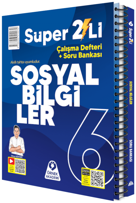 Örnek Akademi 6. Sınıf Süper İkili Sosyal Bilgiler Seti