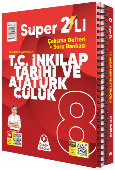 Örnek Akademi 8. Sınıf Süper İkili T.C. İnkılap Tarihi ve Atatürkçülük Seti