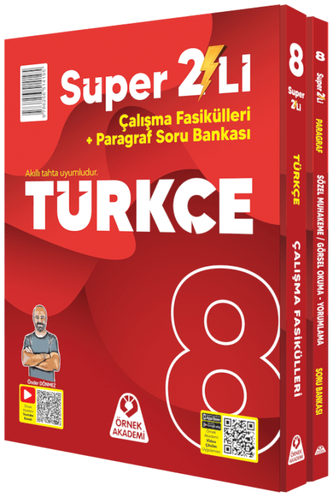 Örnek Akademi 8. Sınıf Süper İkili Türkçe Seti