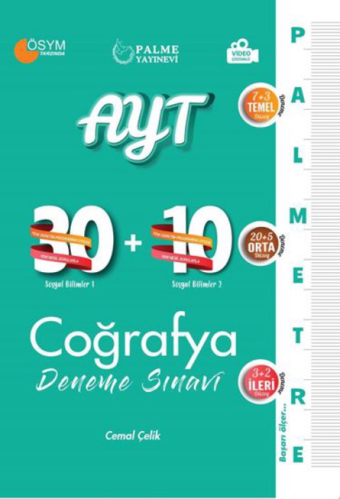 Palme Ayt Palmetre Coğrafya Deneme Sınavı