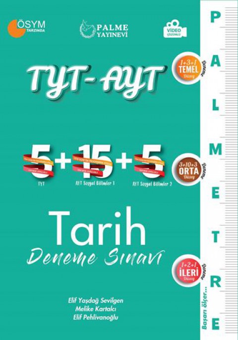 Palme Tyt-ayt Palmetre Tarih Deneme Sınavı
