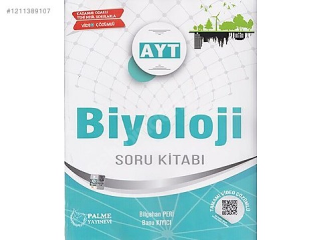 Palme Yayınevi Ayt Biyoloji Tamamı Video Çözümlü Soru Kitabı
