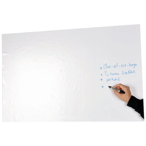 Panda 150x100cm Sade Beyaz Şeffaf 2 Li̇ Kağıt Tahta