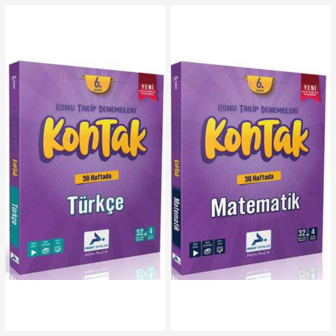 Paraf 6. Sınıf Türkçe & Matematik Kontak Set