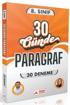 Paraf  8. Sınıf 30 Günde Paragraf 30 Deneme