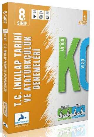 Paraf 8. Sınıf T.C. İnkılap Tarihi ve Atatürkçülük Kolay Orta Branş Deneme