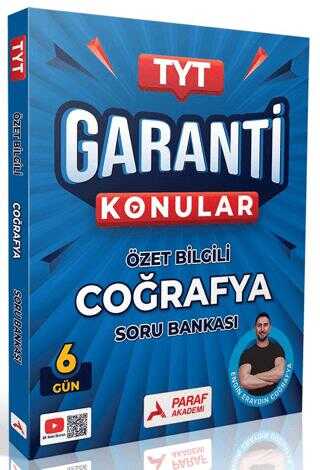 Paraf Akademi TYT Coğrafya Garanti Konular Soru Bankası
