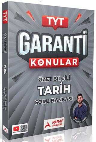 Paraf Akademi Tyt Tarih Garanti Konular Soru Bankası