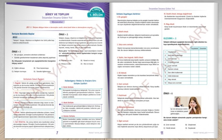 Paraf İnteraktif 7. Sınıf İnteraktif Sosyal Bilgiler Soru Kütüphanesi