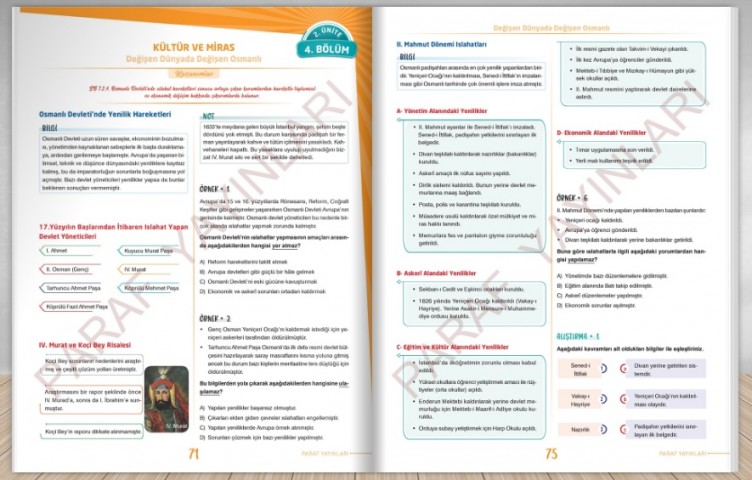 Paraf İnteraktif 7. Sınıf İnteraktif Sosyal Bilgiler Soru Kütüphanesi