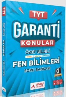 Paraf TYT Fen Bilimler Garanti Konular Soru Bankası