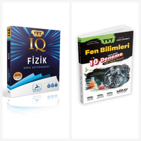Paraf Tyt Iq Fizik Soru Kütüphanesi & Miray Tyt Fen Bilimleri Deneme