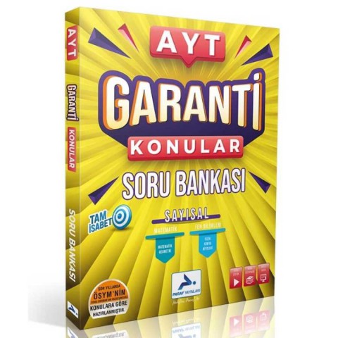 Paraf Yayınları  Ayt Garanti Konular Soru Bankası Sayısal