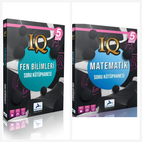 Paraf Yayınları 5. Sınıf IQ Matematik & Fen Bilimleri Soru Kütüphanesi