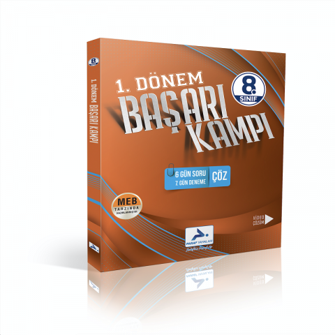 Paraf Yayınları 8. Sınıf Başarı Kampı 1. Dönem