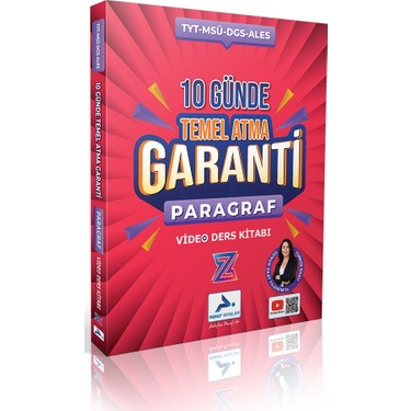Paraf Z Takım Paragraf Garanti Konular Video Ders Kitabı