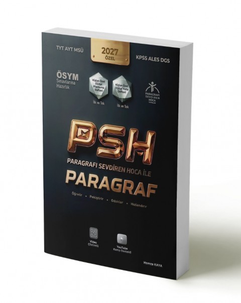 Paragrafı Sevdiren Hoca TYT AYT MSÜ KPSS ALES DGS Paragraf Beceri Temelli Soru Bankası