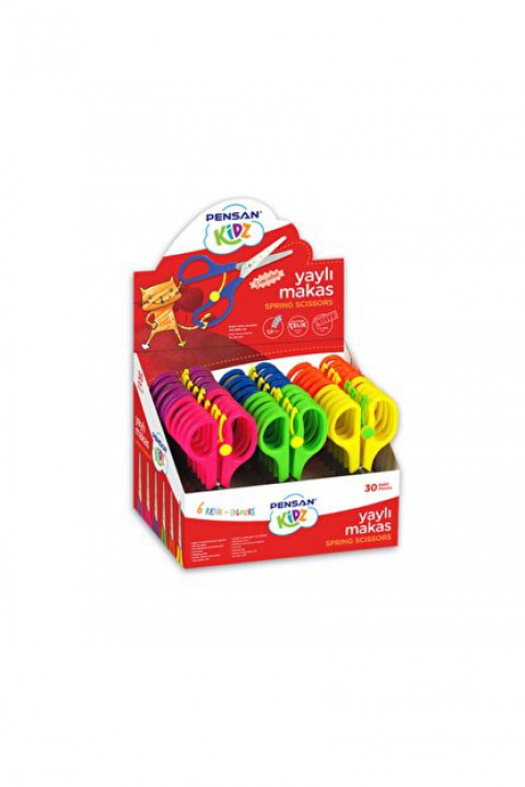 Pensan Kidz Korumalı Yaylı Makas Mor