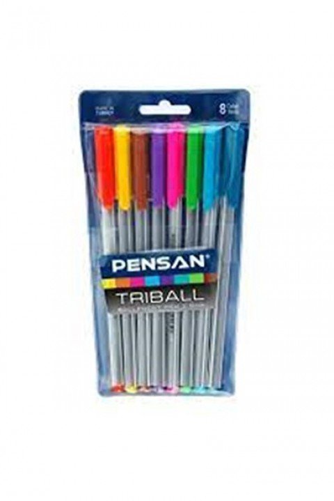 Pensan Triball Tükenmez Kalem 8 Renk