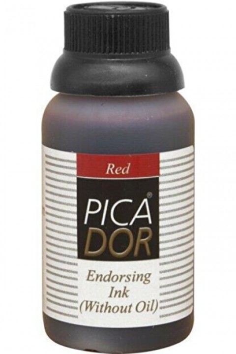 Pıcador Istampa Mürekkebi 30 Ml Kırmızı