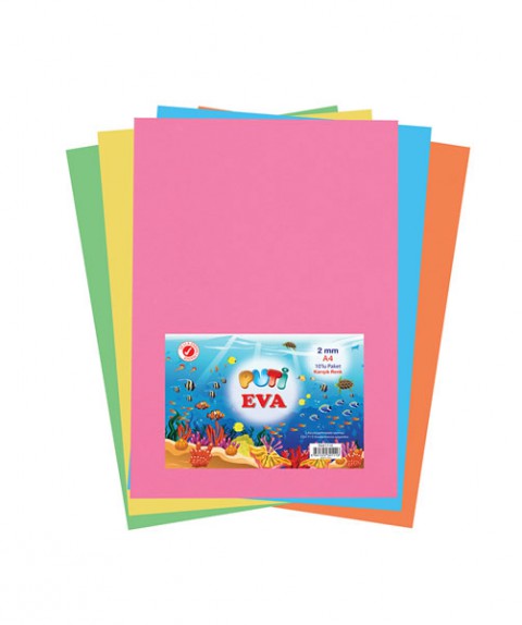 Puti A4 Klasik Eva Onlu Karışık Renk