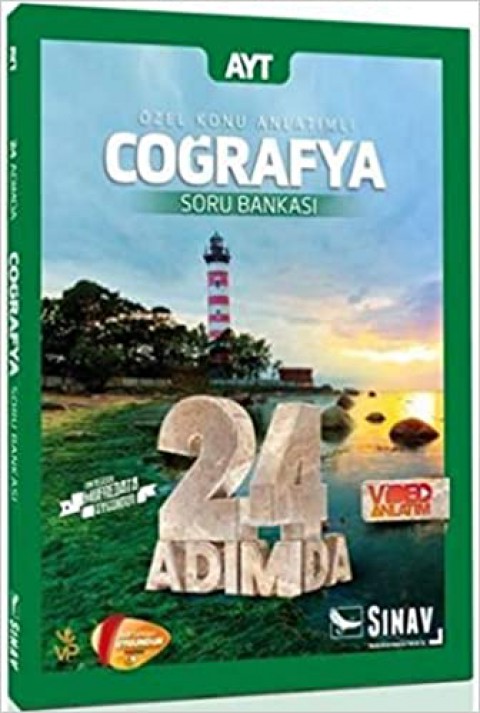 Sınav  Ayt Özel Konu Anlatımlı 24 Adımda Coğrafya Soru Bankası