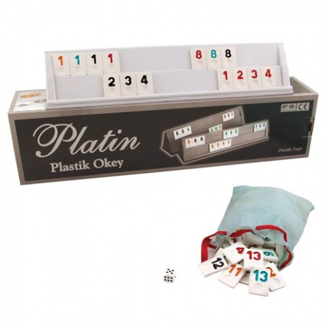 Star Platin Plastik Okey Takımı