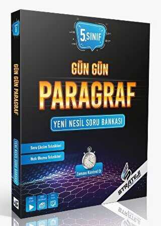 Strateji Yayınları 5. Sınıf Gün Gün Paragraf Yeni Nesil Soru Bankası