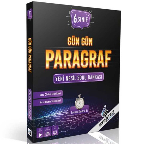 Strateji Yayınları 6.sınıf Gün Gün Paragraf Soru Bankası