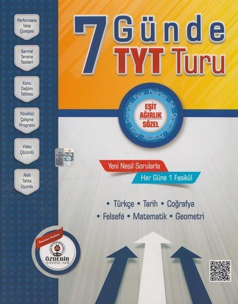 Tyt 7 Günde Eşit Ağırlık Ve Sözel Turu Özdebir Yayınları