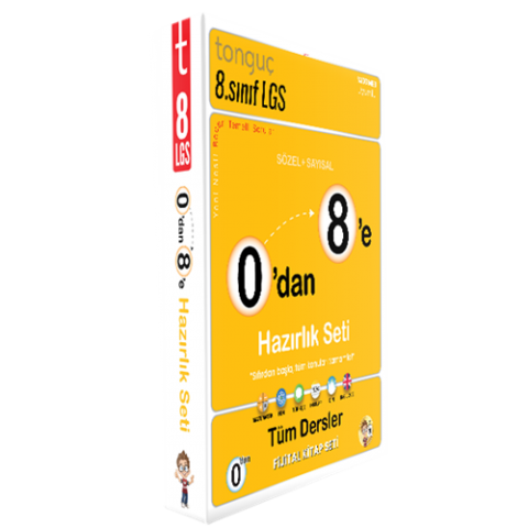 Tonguç Yayınları 0'dan 8'e Hazırlık Seti