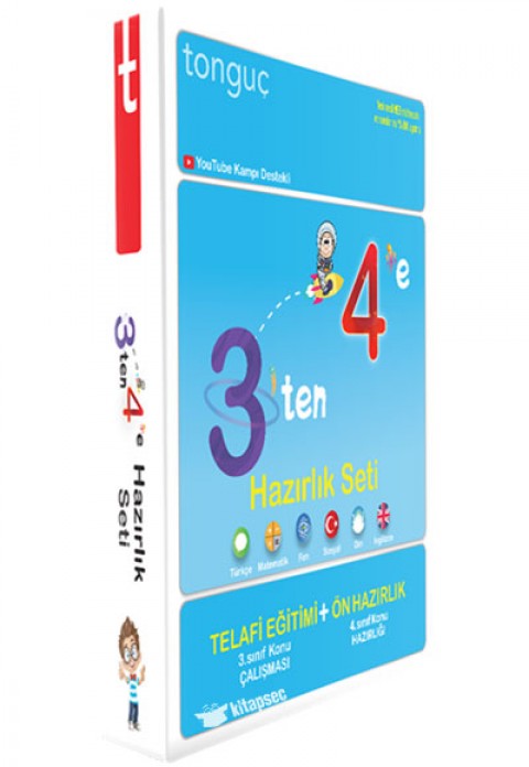 Tonguç Yayınları 3`ten 4`e Hazırlık Seti
