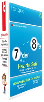 Tonguç Yayınları 7 den 8 e Hazırlık Seti
