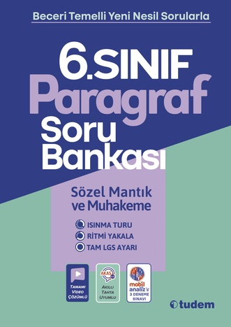 Tudem 6.sınıf Beceri Temelli Paragraf Soru Bankası
