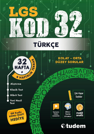 Tudem Lgs 8. Sınıf Türkçe Kod 32