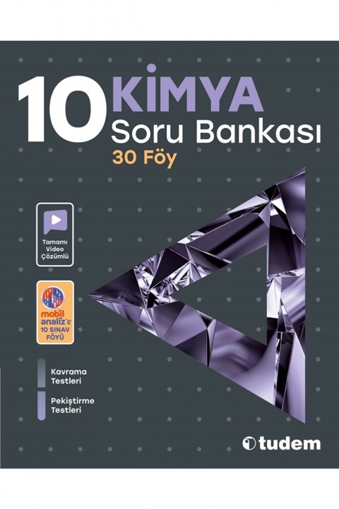 Tudem Yayınları 10.sınıf Kimya Soru Bankası