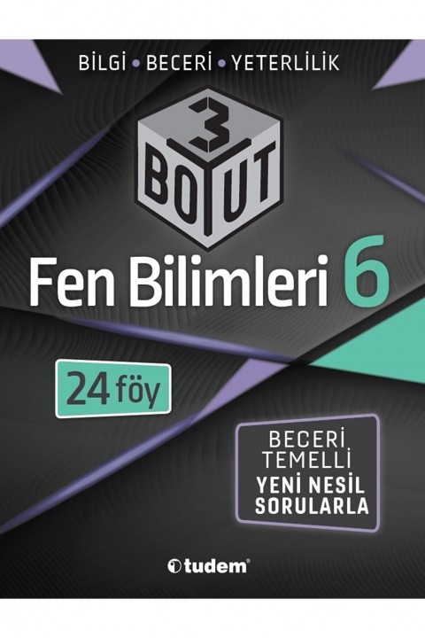 Tudem Yayınları 6. Sınıf Fen Bilimleri 3 Boyut 24 Föy