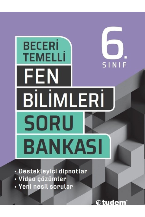 Tudem Yayınları 6. Sınıf Fen Bilimleri Beceri Temelli Soru Bankas