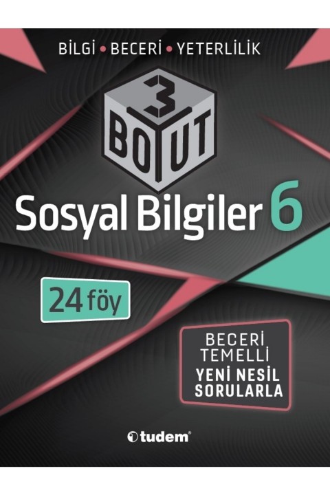 Tudem Yayınları 6. Sınıf Sosyal Bilgiler 3 Boyut 24 Föy