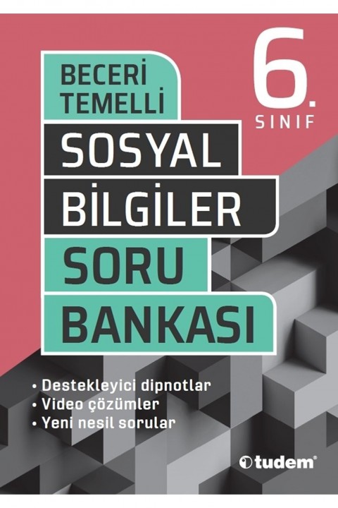 Tudem Yayınları 6. Sınıf Sosyal Bilgiler Beceri Temelli Soru Bank