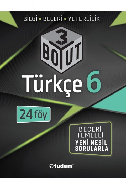 Tudem Yayınları 6. Sınıf Türkçe 3 Boyut 24 Föy