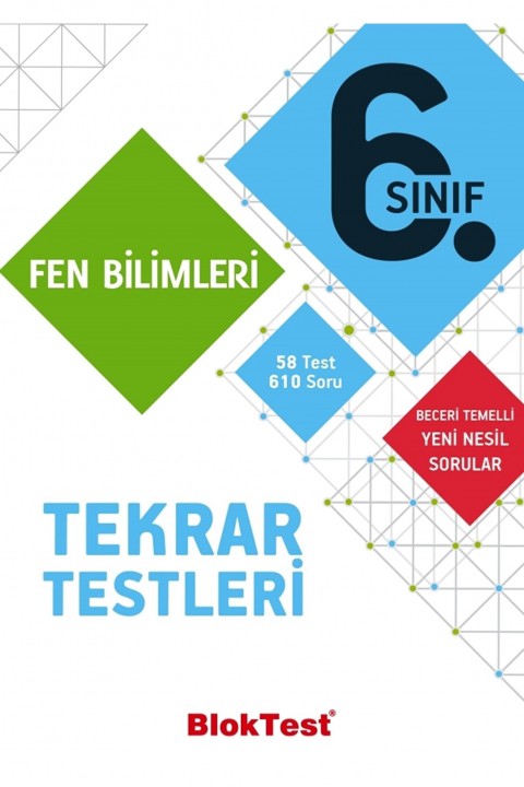 Tudem Yayınları 6.sınıf Fen Bilimleri Tekrar Testleri