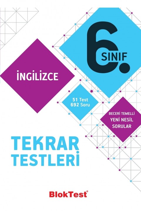Tudem Yayınları 6.sınıf İngilizce Tekrar Testleri