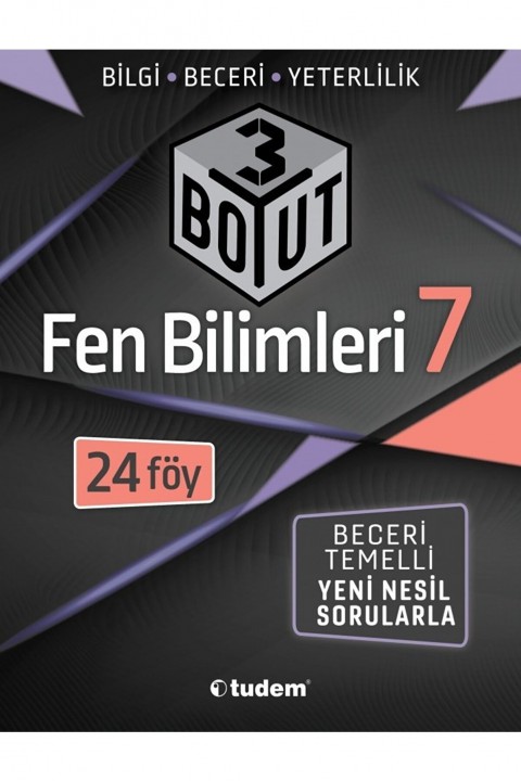 Tudem Yayınları 7. Sınıf Fen Bilimleri 3 Boyut 24 Föy
