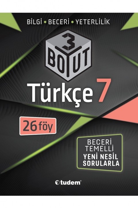 Tudem Yayınları 7. Sınıf Türkçe 3 Boyut 26 Föy